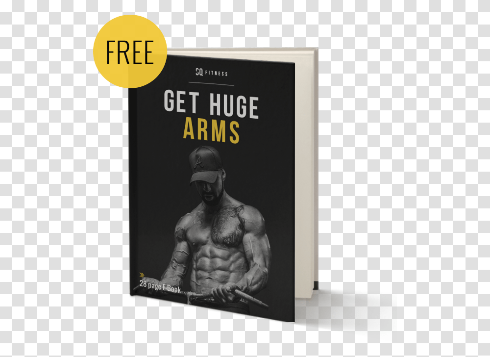 Get Huge ArmsClass Ebook Bg Bodybuilding, Person, Human, Poster, Advertisement Transparent Png