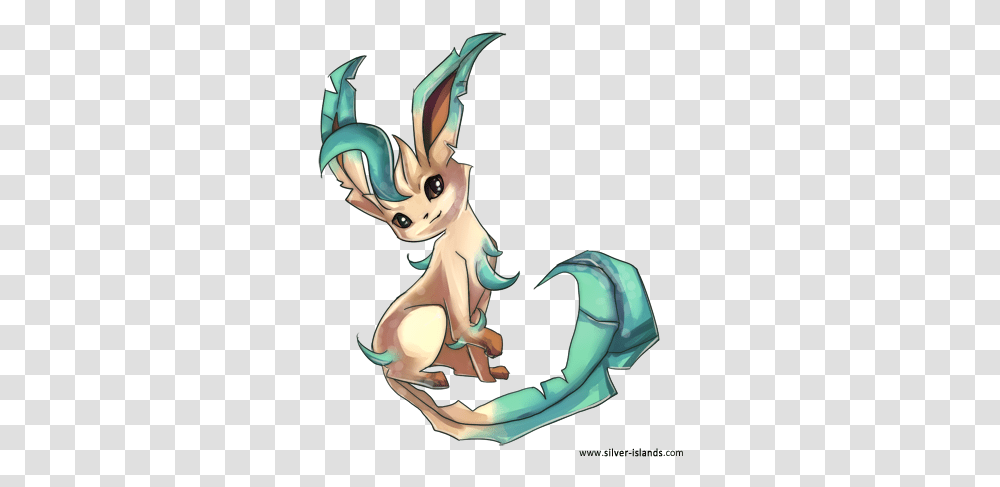 Get Leafeon Pictures Fictional Character, Dragon, Art, Mammal, Animal Transparent Png