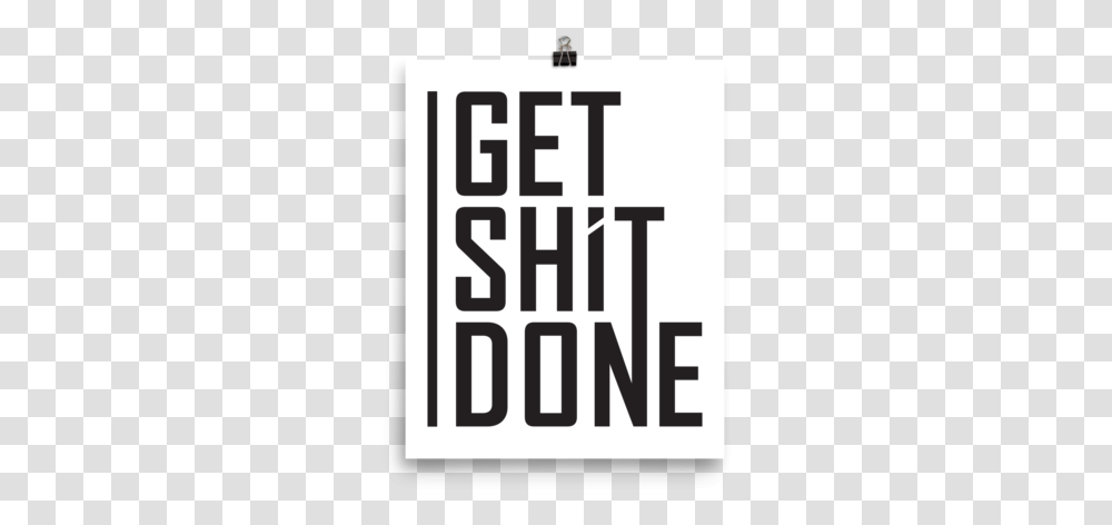 Get Shit Done Graphics, Number, Alphabet Transparent Png