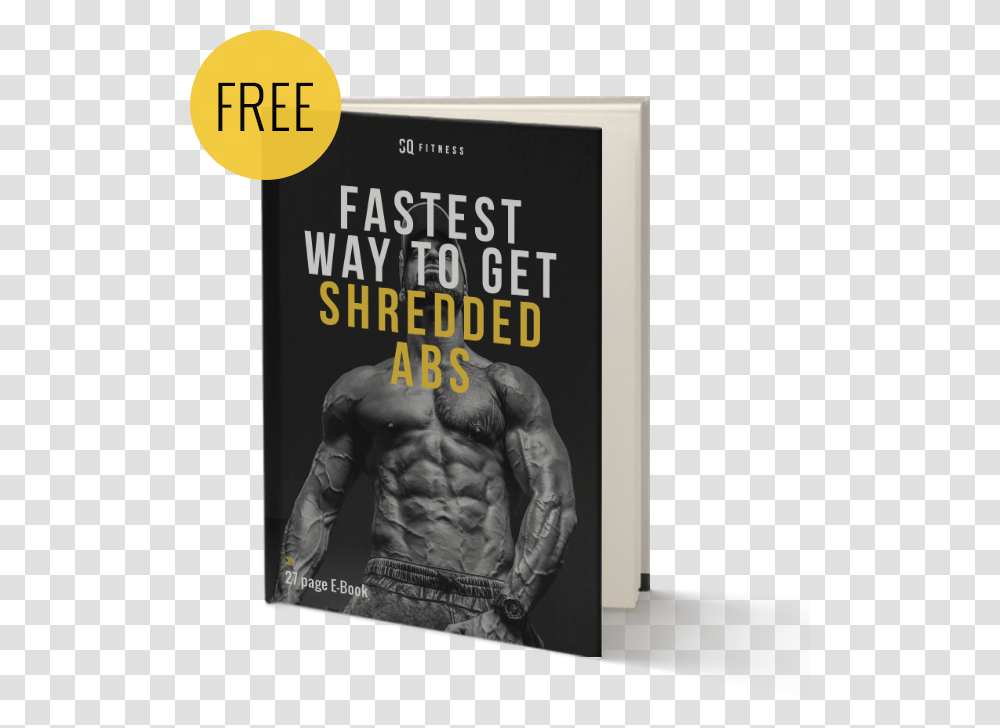 Get Shredded AbsClass Ebook Bg Poster, Person, Human, Advertisement, Novel Transparent Png