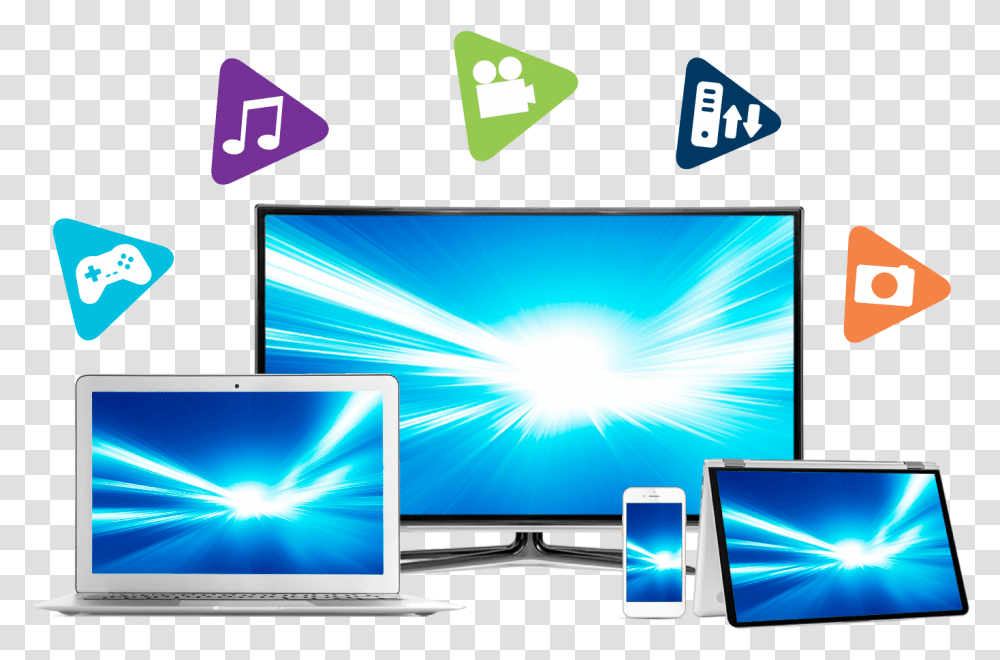 Get The Best Connection With Gig Speed Internet Graphic Design, Monitor, Screen, Electronics, Display Transparent Png