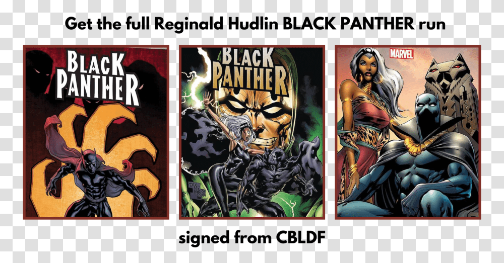 Get The Full Reginald Hudlin Black Panther Run Signed Comics, Person, Human, Book, Helmet Transparent Png