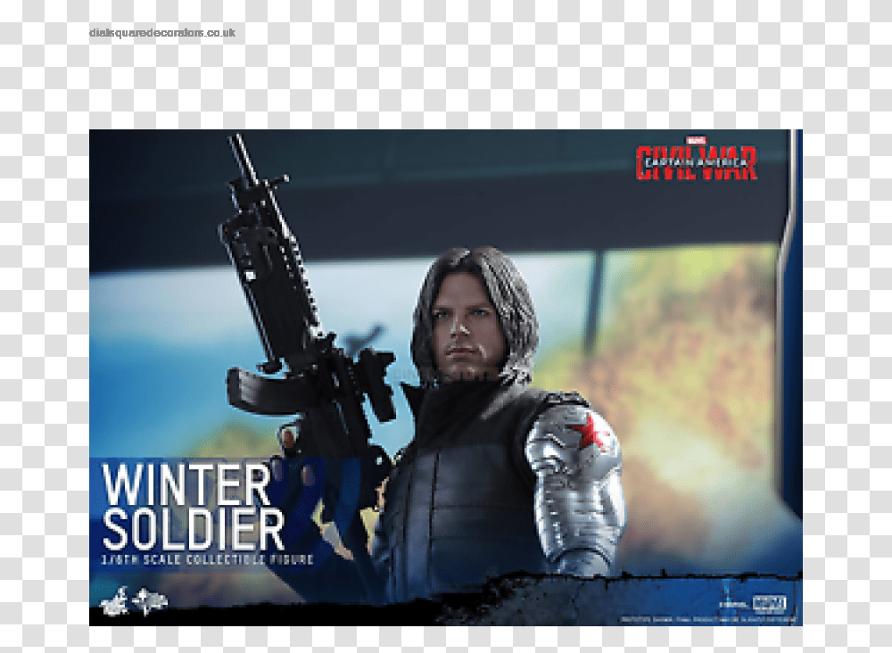 Get The Latest Marvel Captain America Civil Guerra Marvel Winter Soldier Gun, Person, Human, Counter Strike, Final Fantasy Transparent Png