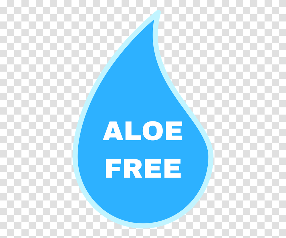 Get The Official Aloe Free Label To Indicate Youre Graphic Design, Droplet, Triangle Transparent Png