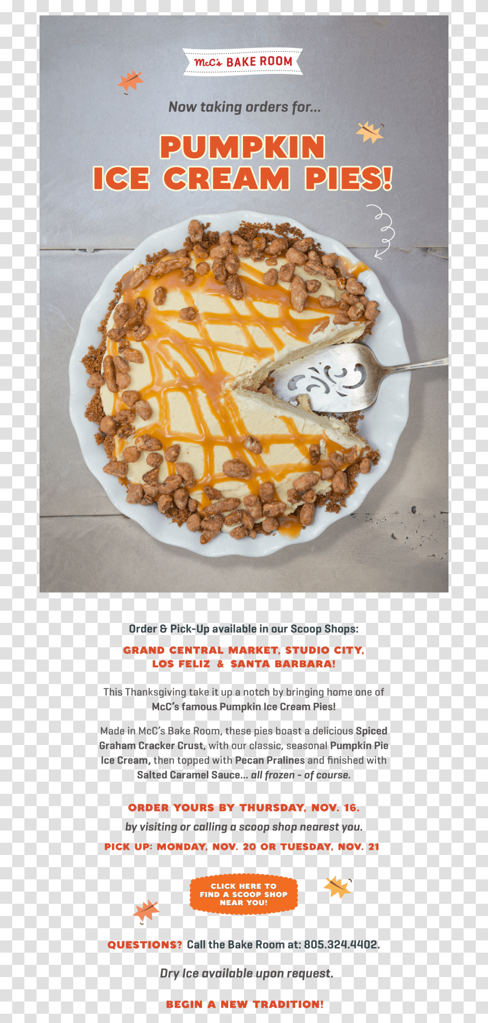 Get The Scoop Mcconnell's Ice Cream Pie, Cake, Dessert, Food, Caramel Transparent Png