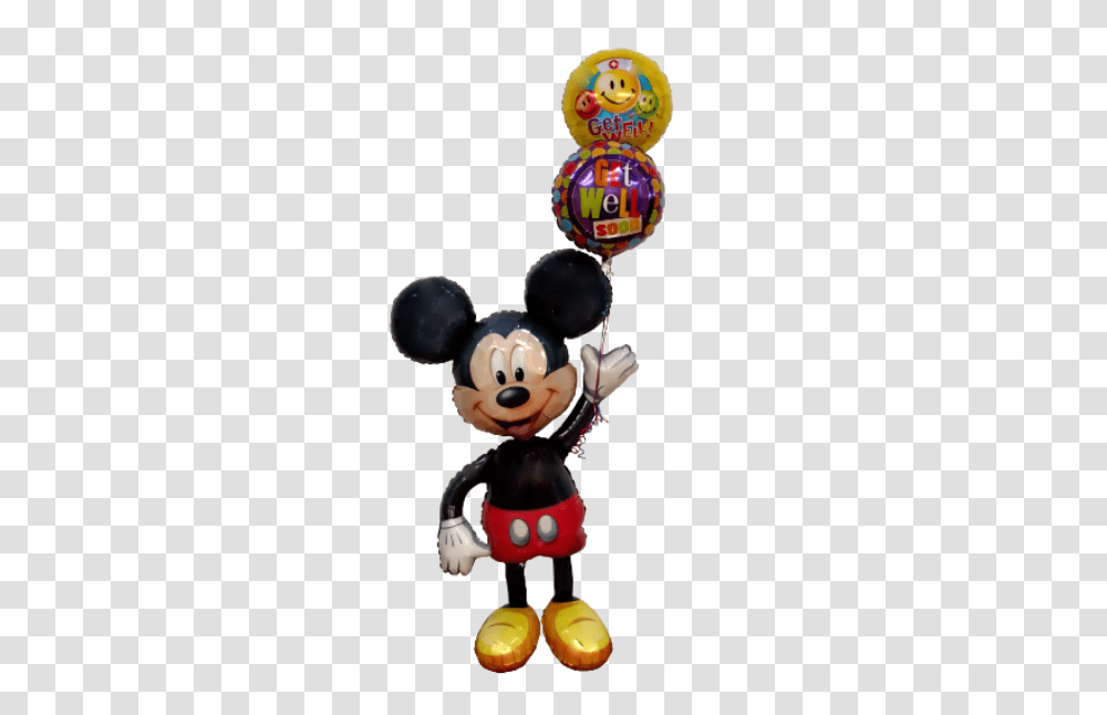 Get Well Mickey Mouse Airwalker Dayton Oh Balloon Delivery, Toy, Mascot, Costume Transparent Png