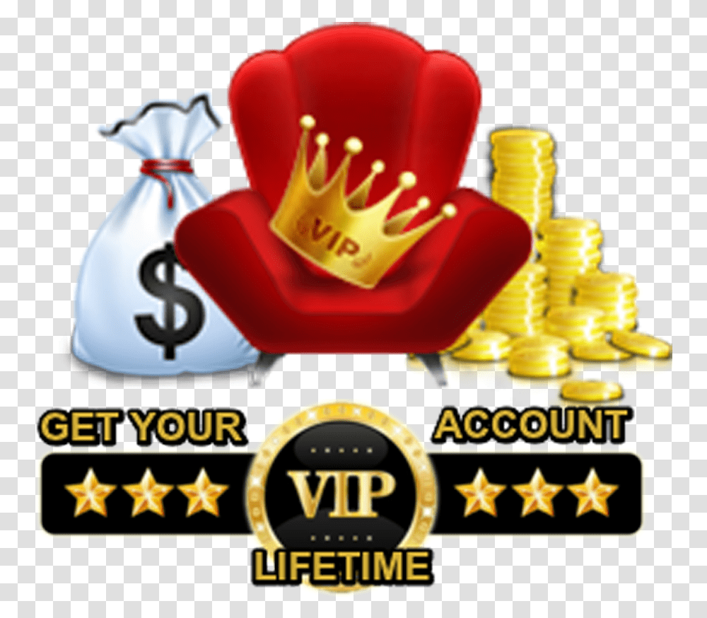 Get Your Vip Lifetime Icon, Birthday Cake, Dessert, Food, Game Transparent Png