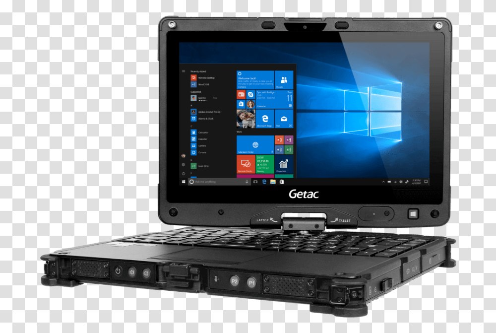 Getac Laptop, Pc, Computer, Electronics, Monitor Transparent Png
