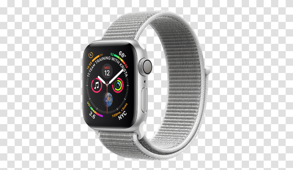 Getarnie 8 Week Fitness Challenge Like No Other Apple Watch Series 4 40mm Silver, Wristwatch, Headphones, Electronics, Headset Transparent Png