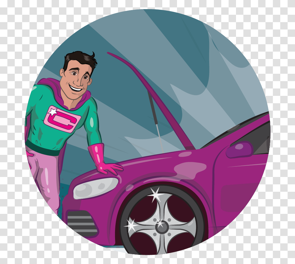 Getting A Loan For Your Car Broken Icon, Person, Tire, Wheel, Machine Transparent Png