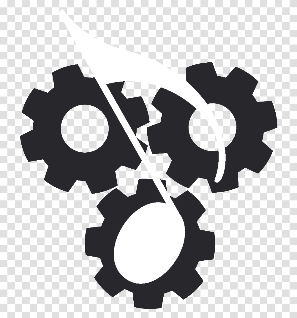 Gf Favicon Black Icon, Machine, Symbol, Stencil, Gear Transparent Png