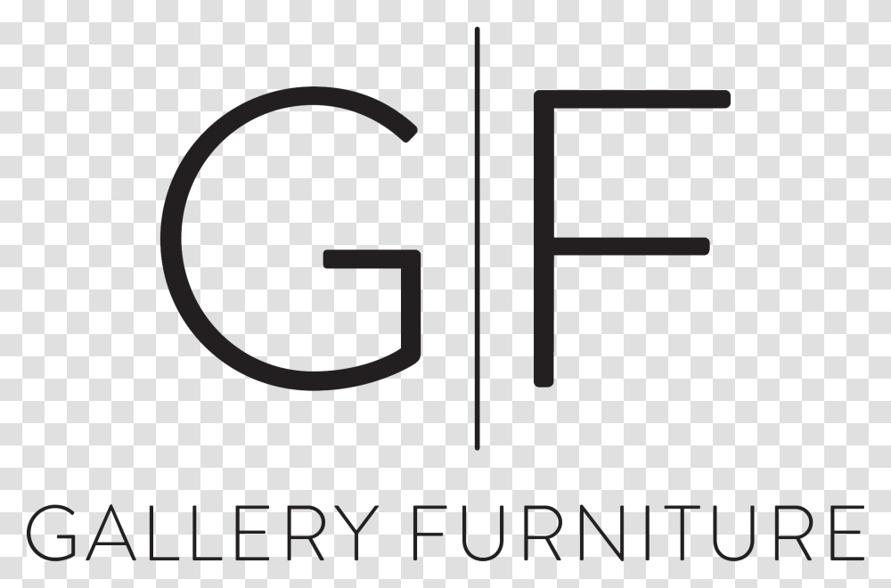Gf Logo New Gallery Furniture Logo, Number, Trademark Transparent Png