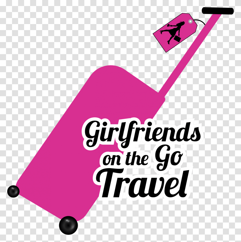 Gf On The Go Travel Logo Girl Travel Agency Logos, Transportation, Vehicle, Luggage Transparent Png