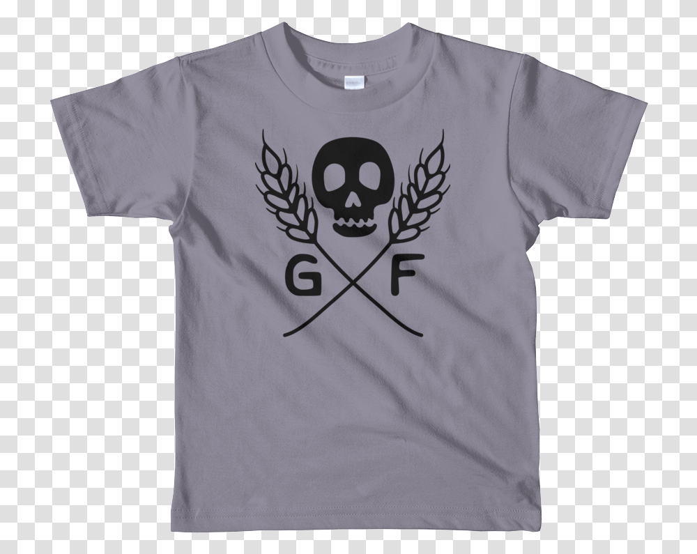 Gf Skull Mockup Front Flat Slate, Apparel, T-Shirt, Sleeve Transparent Png