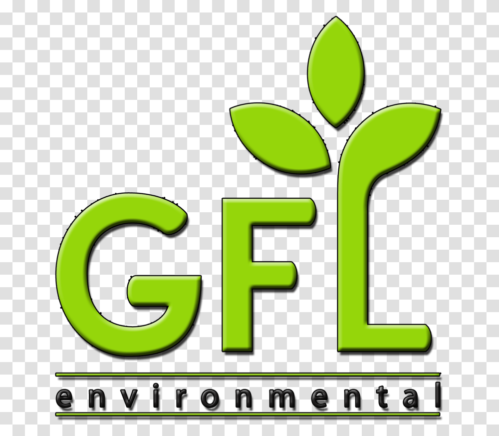 Gfl Logo Stacked Graphic Design, Label, Green, Vegetation Transparent Png