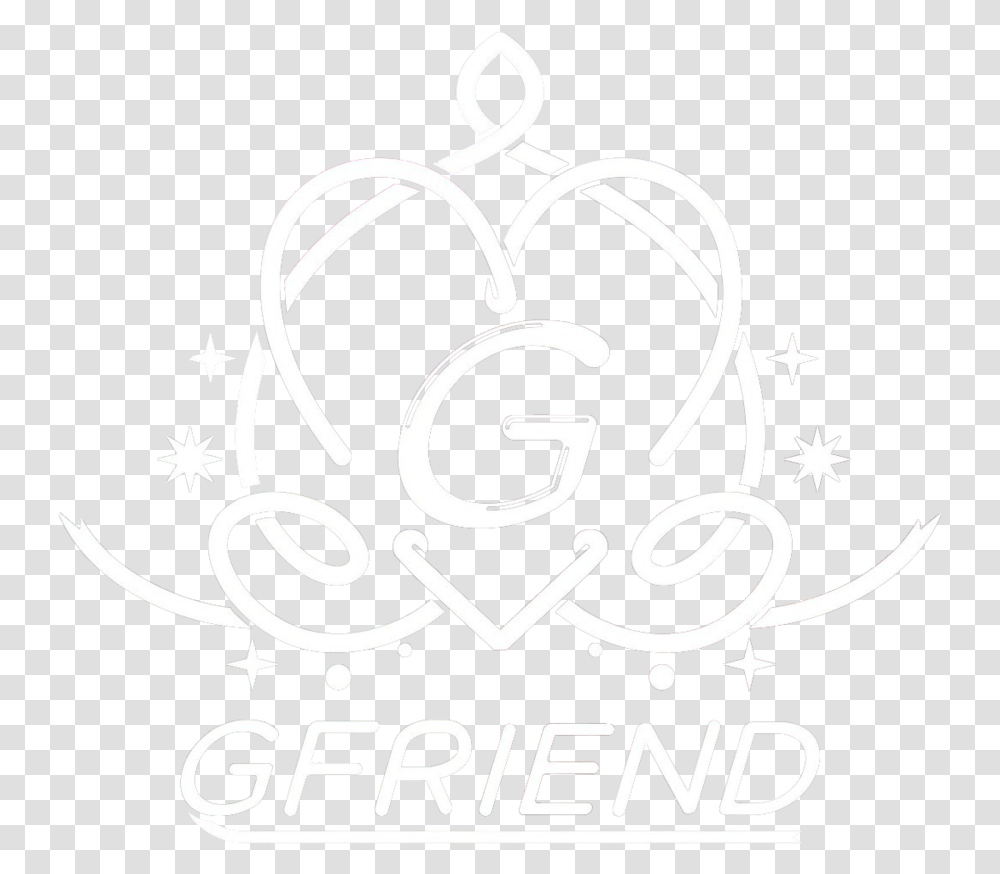 Gfriend Logo 6 Image Sketch, Text, Symbol, Label, Number Transparent Png