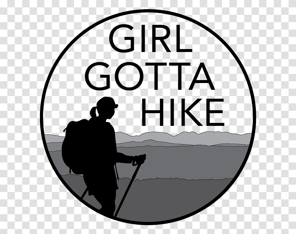 Ggh Logo 2018 Small Format Hiking Girl Clip Art, Person, Silhouette, Photography, Kneeling Transparent Png