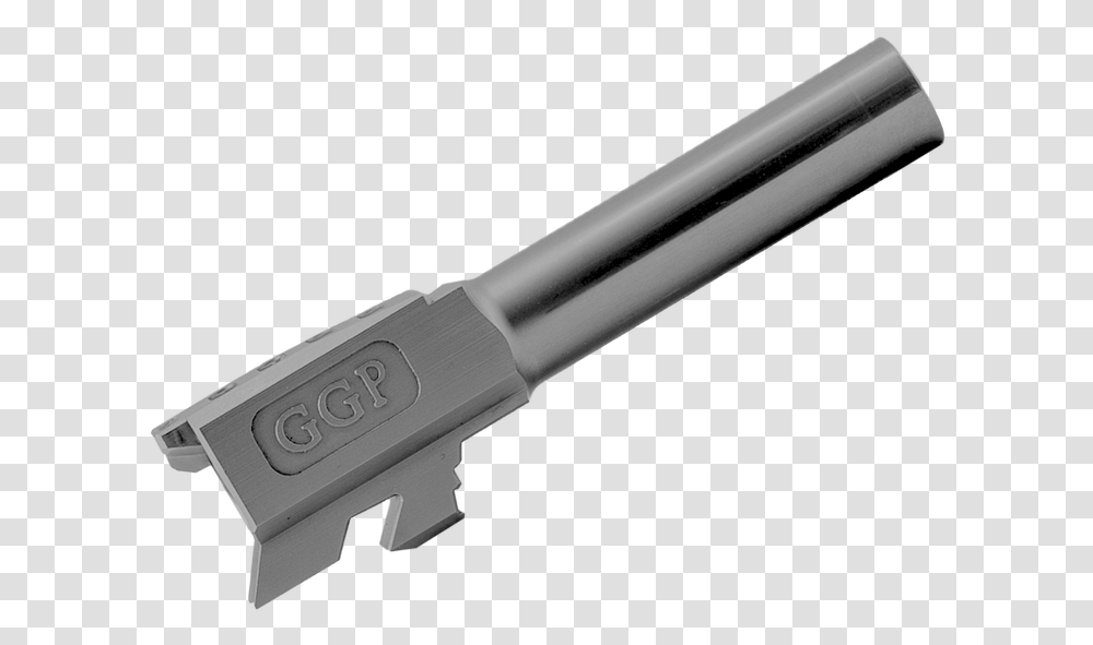 Ggp Glock 43 Match Grade Barrel Gun Barrel, Weapon, Weaponry, Wrench, Tool Transparent Png