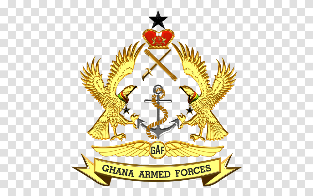 Ghana Armed Forces News Gideons International Honours Cds, Symbol, Emblem, Logo, Trademark Transparent Png