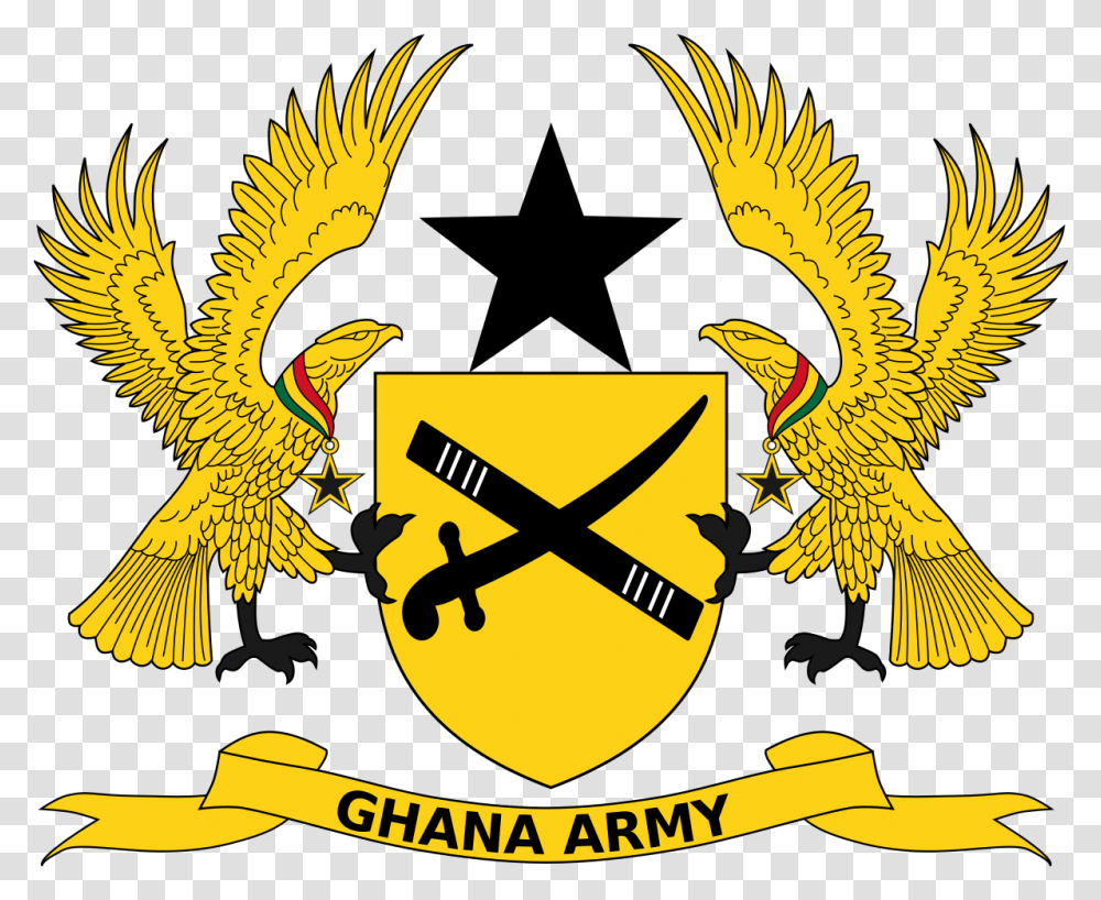 Ghana Coat Of Arm, Logo, Trademark, Emblem Transparent Png