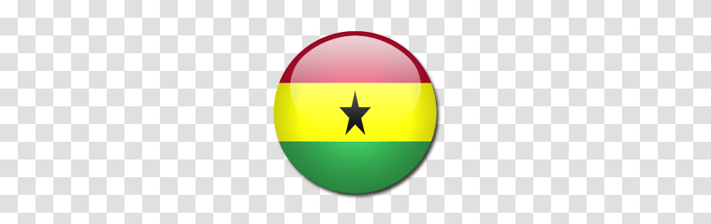 Ghana Flag Icon Download Rounded World Flags Icons Iconspedia, Star Symbol, Balloon Transparent Png