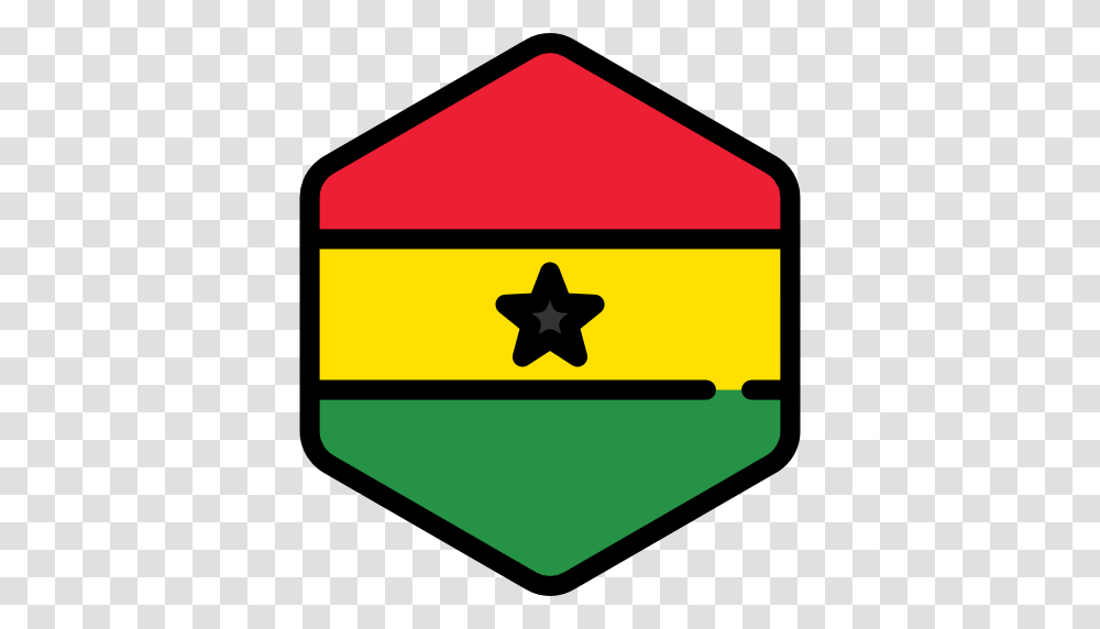 Ghana Flag Icon, First Aid, Armor, Star Symbol Transparent Png