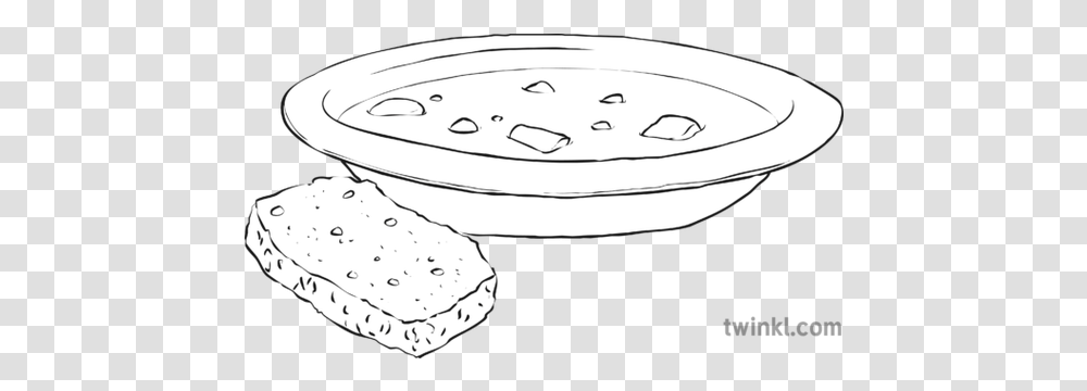 Ghetto Rations Black And White Illustration Twinkl May I Drink Water, Meal, Food, Dish, Pottery Transparent Png