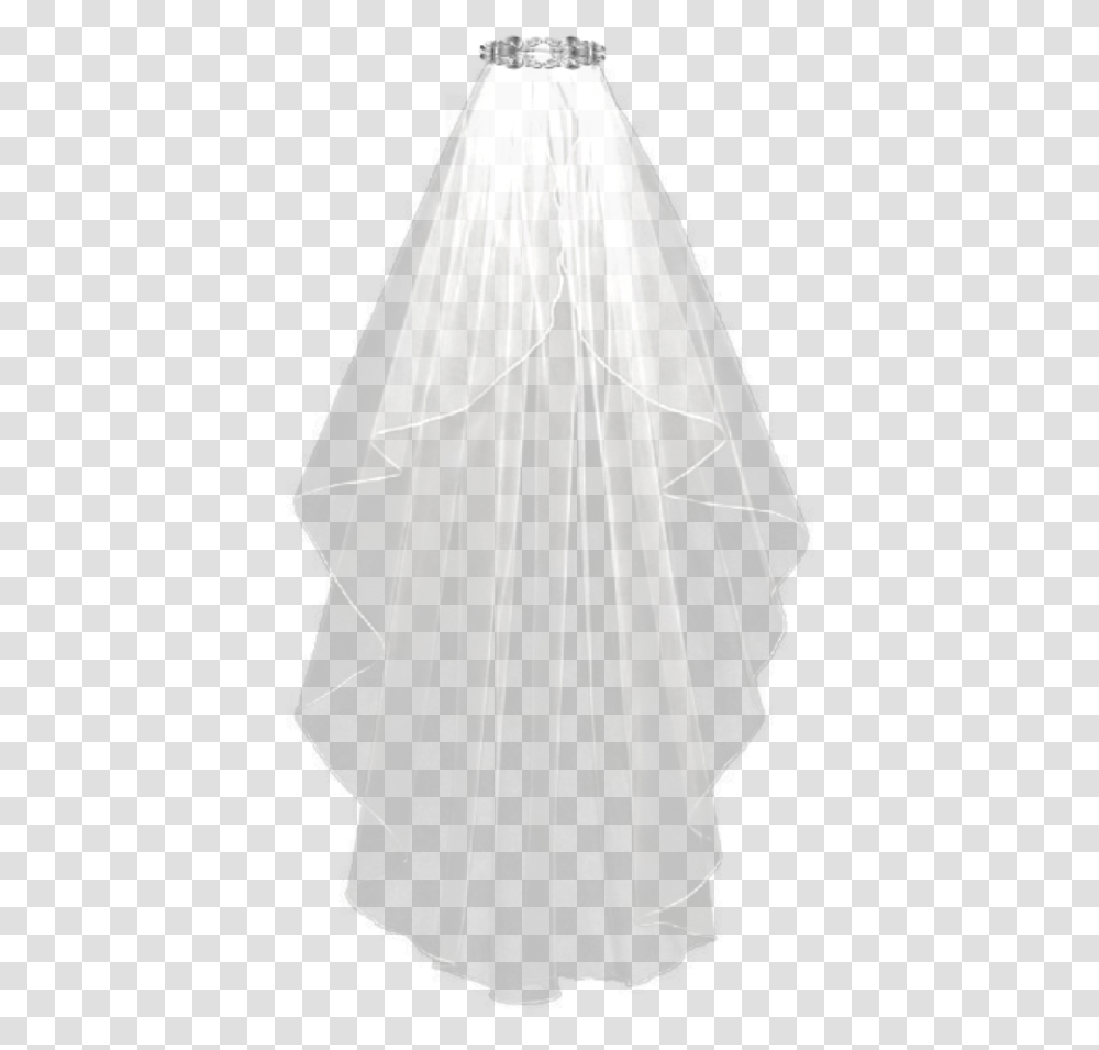 Ghost Bride Veilfreetoedit Veil, Apparel, Wedding Gown, Robe Transparent Png