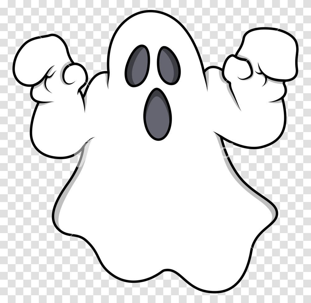 Ghost Cartoon Ghosts Clipart Best Cartoon Ghost, Stencil, Mammal, Animal, Rabbit Transparent Png