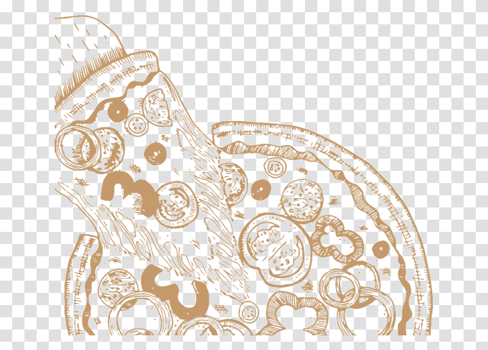 Ghost Chili Pizza Illustration, Pattern, Rug, Apparel Transparent Png