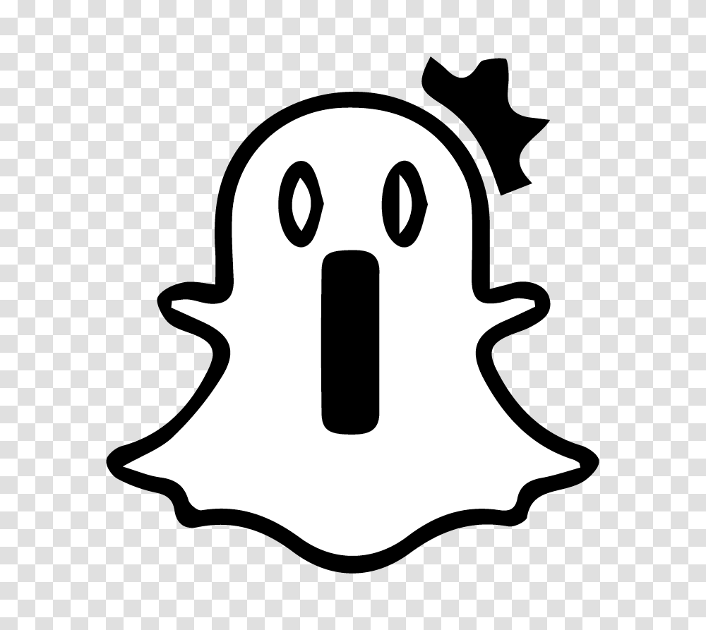 Ghost Clipart Snap, Stencil, Silhouette, Logo Transparent Png