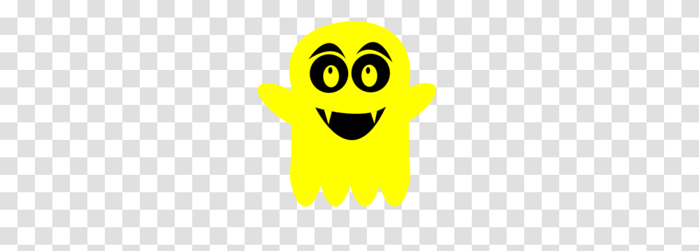 Ghost Clipart Yellow, Pac Man, Silhouette Transparent Png