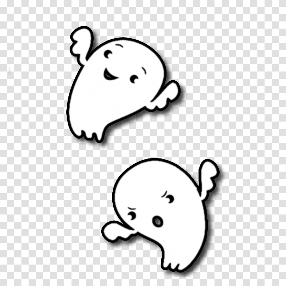 Ghost Cliparts, Stencil, Giant Panda, Bear, Wildlife Transparent Png
