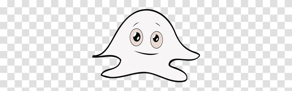 Ghost Emoji And Sticker By Phuong Hoang Co Clip Art, Animal, Sea Life, Text, Clam Transparent Png