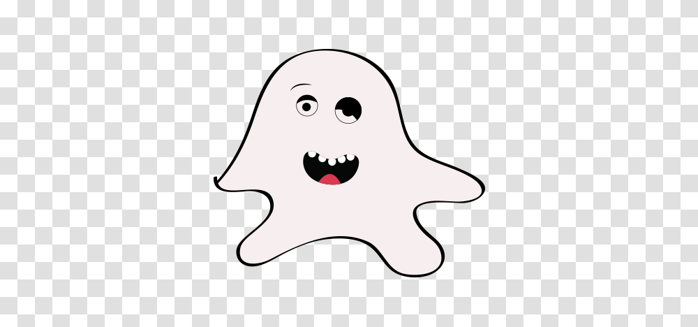 Ghost Emoji And Sticker, Stencil, Doodle, Drawing Transparent Png