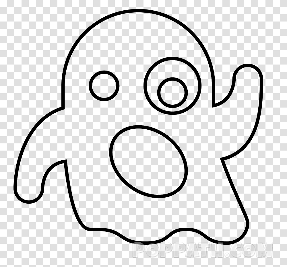 Ghost Emoji Emojis Black And White Ghost, Gray, Logo, Trademark Transparent Png