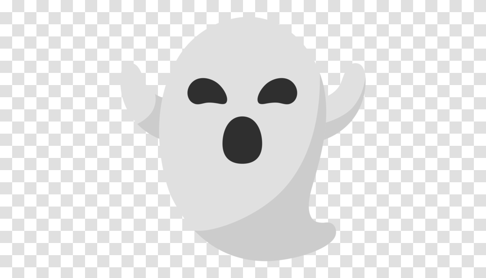 Ghost Emoji, Stencil, Head, Snowman, Winter Transparent Png