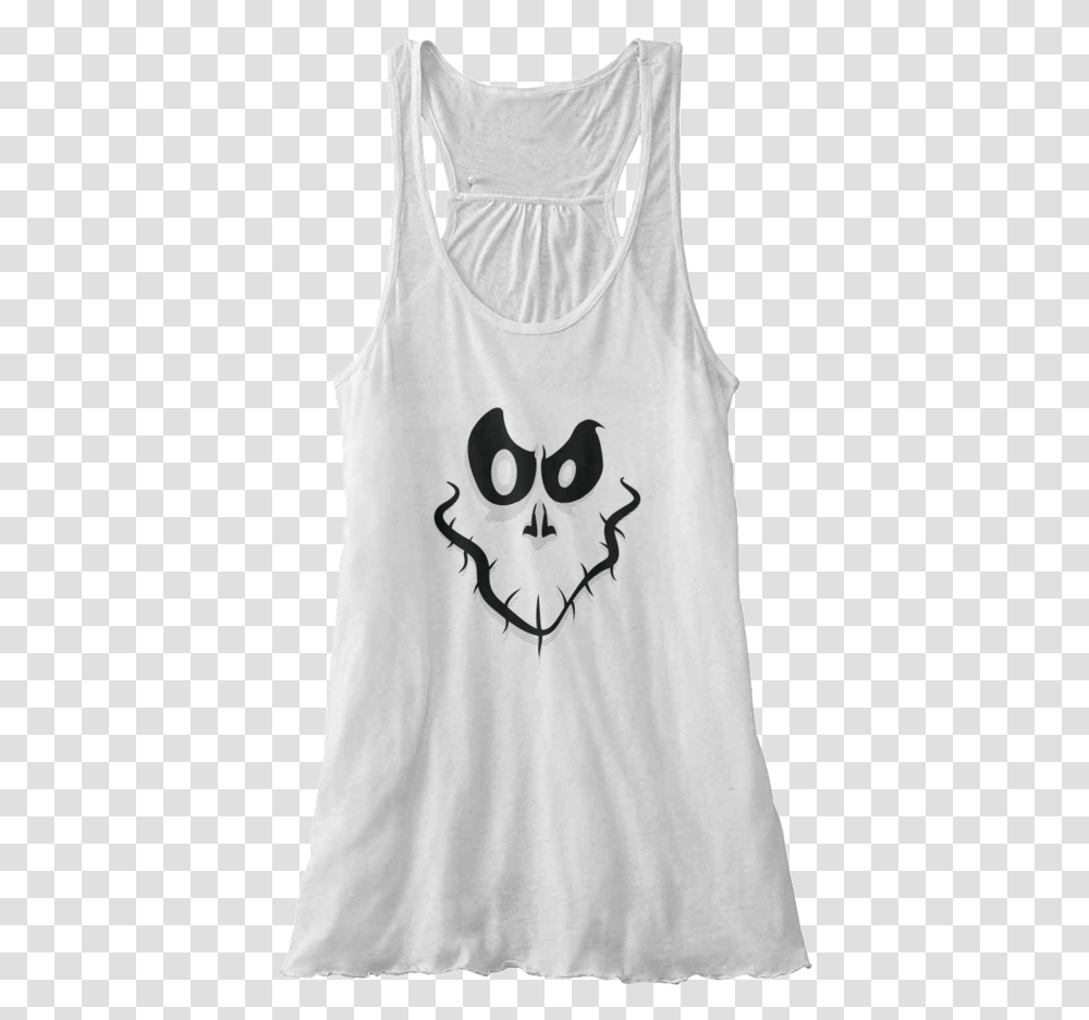 Ghost Face Active Tank, Apparel, Tank Top, Person Transparent Png