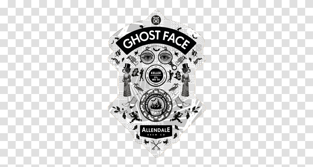 Ghost Face Badge, Label, Text, Logo, Symbol Transparent Png