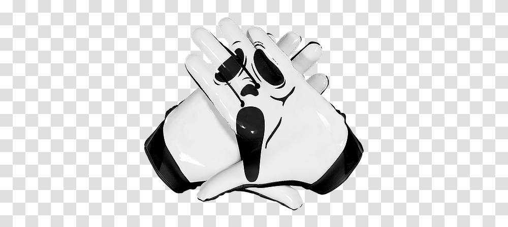 Ghost Face Nekton Speed 20 Gloves Cheap Cool Football Gloves, Clothing, Apparel, Claw, Hook Transparent Png