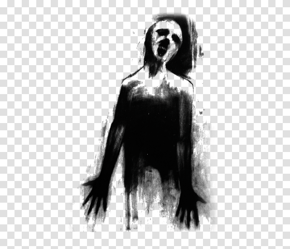 Ghost, Fantasy, Silhouette, Painting Transparent Png