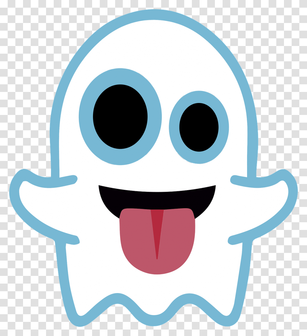 Ghost Free Images Halloween Scary Printable Emoji Photo Booth Props, Mouth, Lip, Pac Man, Tongue Transparent Png