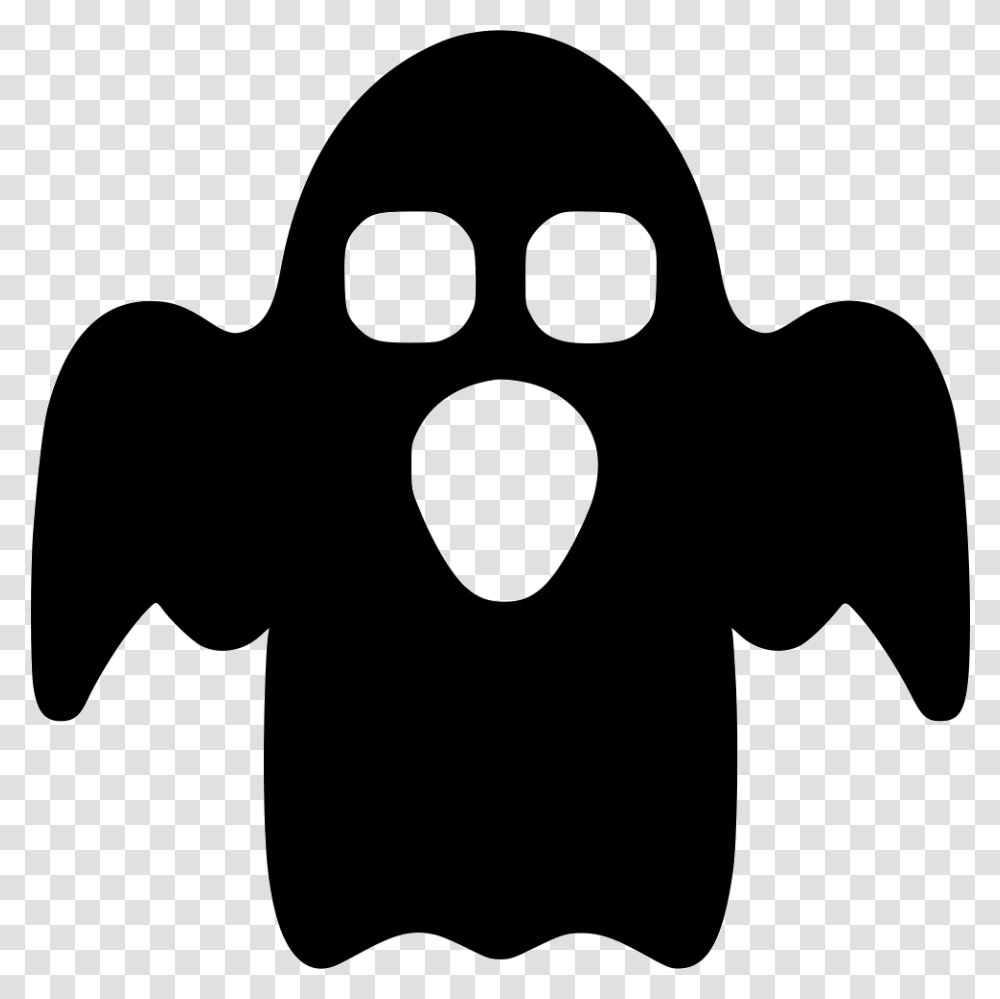 Ghost Ghost Icon, Stencil, Silhouette Transparent Png