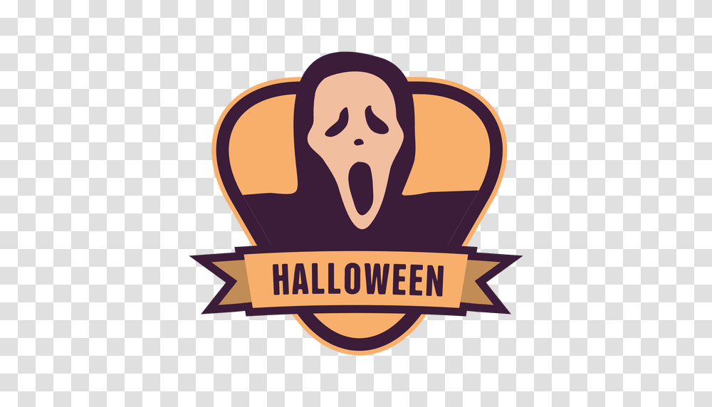 Ghost Halloween Badge, Logo, Animal, Mammal Transparent Png