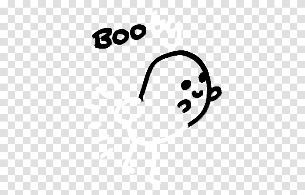 Ghost Halloween Clip Art Boo Cute Ghost, Stencil, Face, Rattle, Alphabet Transparent Png