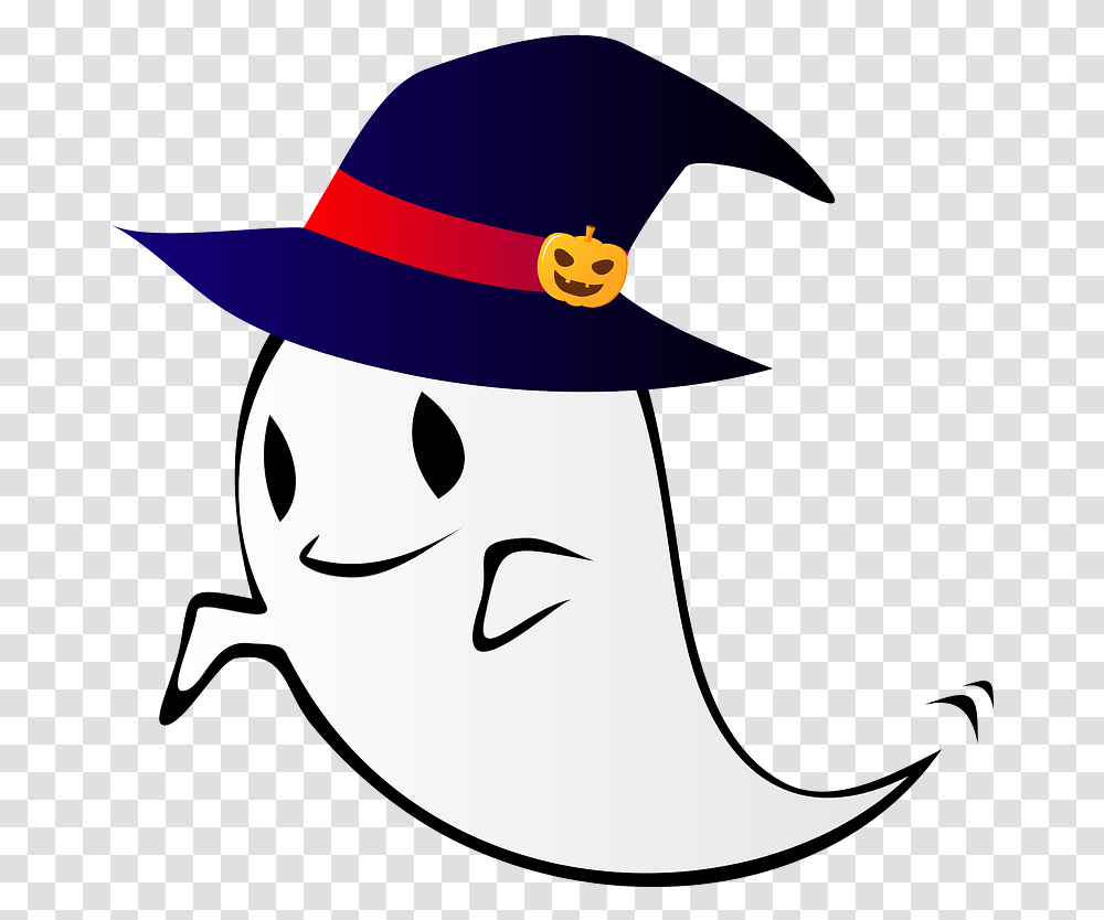 Ghost Halloween Clipart Free Download Fictional Character, Clothing, Apparel, Hat, Sun Hat Transparent Png