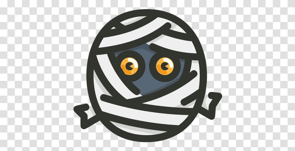 Ghost Halloween Horror Mummy Free Icon Of 01 Mummy Icon, Face, Text, Graphics, Art Transparent Png