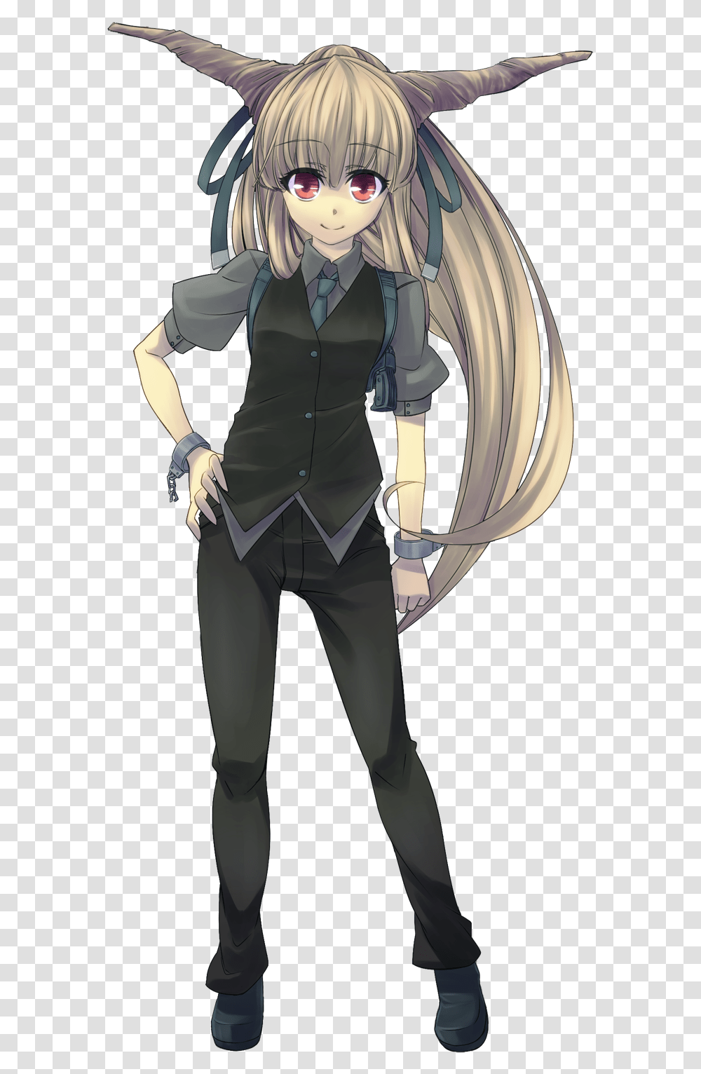 Ghost In The Shell Ibuki Suika Drawn By Kingumokemoke Anime, Person, Costume, Clothing, Performer Transparent Png