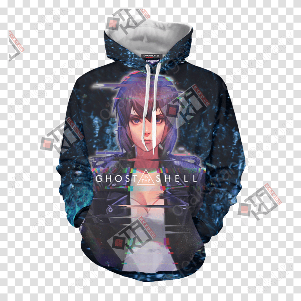Ghost In The Shell Jacket Naruto Hoodies, Sweatshirt, Sweater, Person Transparent Png