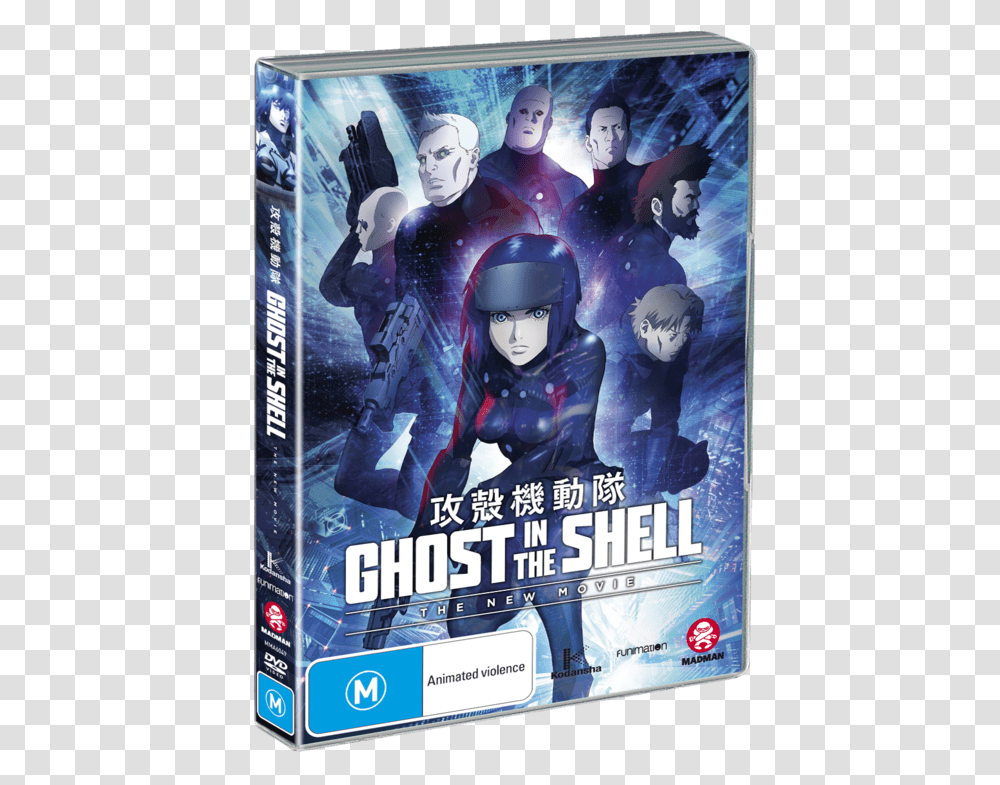 Ghost In The Shell New Movie Dvd Ghost In The Shell New Anime, Person, Human, Disk, Poster Transparent Png